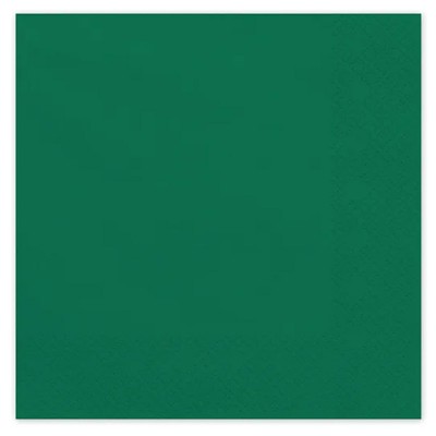 20 Guardanapos Verde Escuro