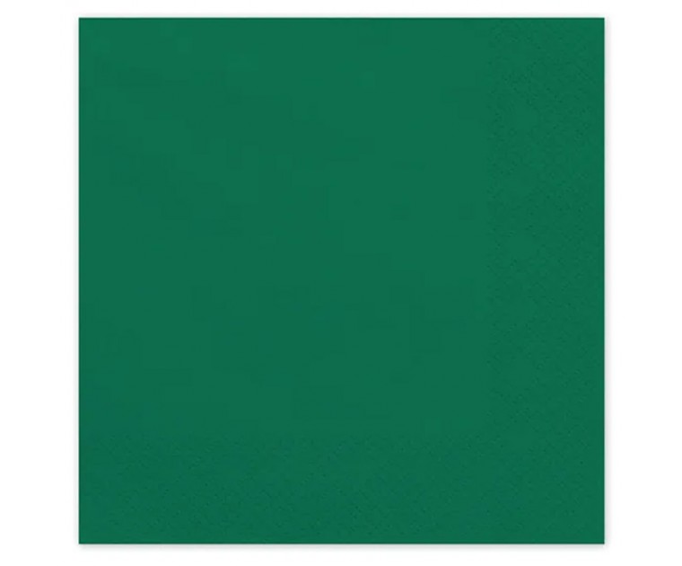 20 Guardanapos Verde Escuro
