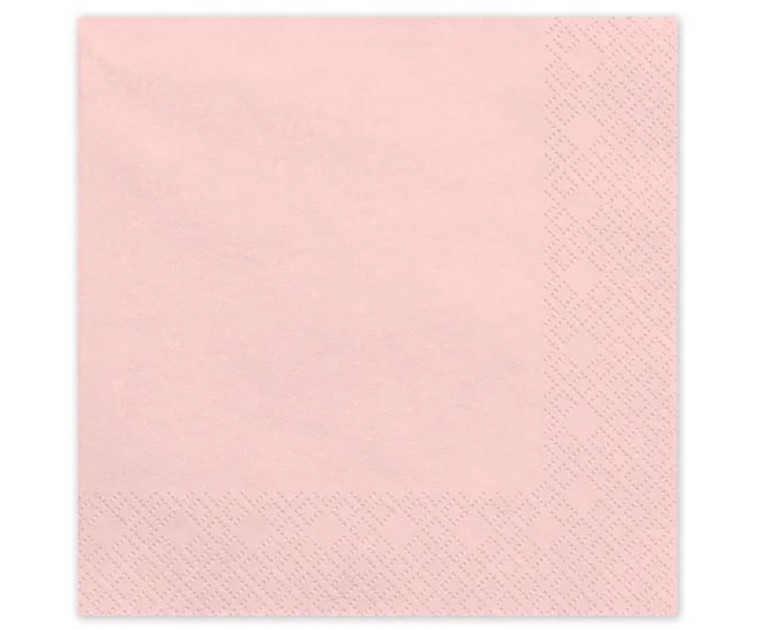20 Guardanapos Light Pink