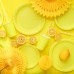 20 Guardanapos Amarelo