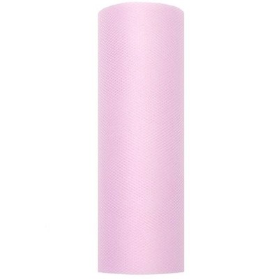 Rolo Tule Rosa Claro