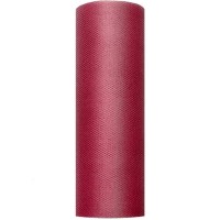 Rolo Tule Vermelho Profundo