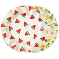 Pratos Frutas Multicoloridos