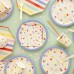 Pack 6 Pratos Confetis Multicoloridos Pack 6 Pratos Confetis Multicoloridos