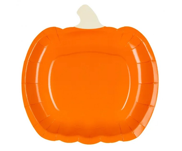 Pratos Abóbora Halloween