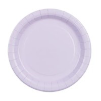 6 Pratos Lavanda 18 cms