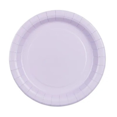 6 Pratos Lavanda 18 cms