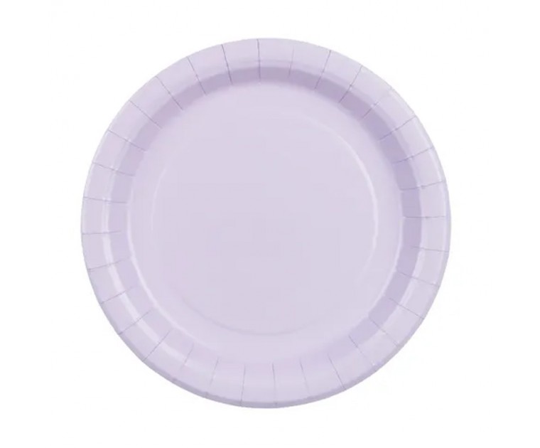 6 Pratos Lavanda 18 cms