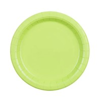 6 Pratos Verde Claro 18 cms
