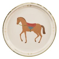 8 Pratos Cavalos