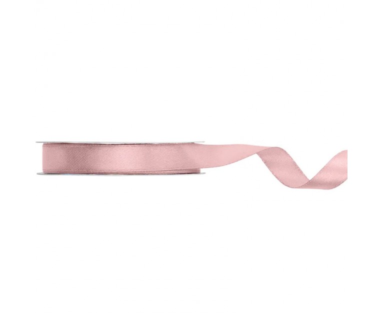 Fita de cetim dusty rose claro 1.2 cms