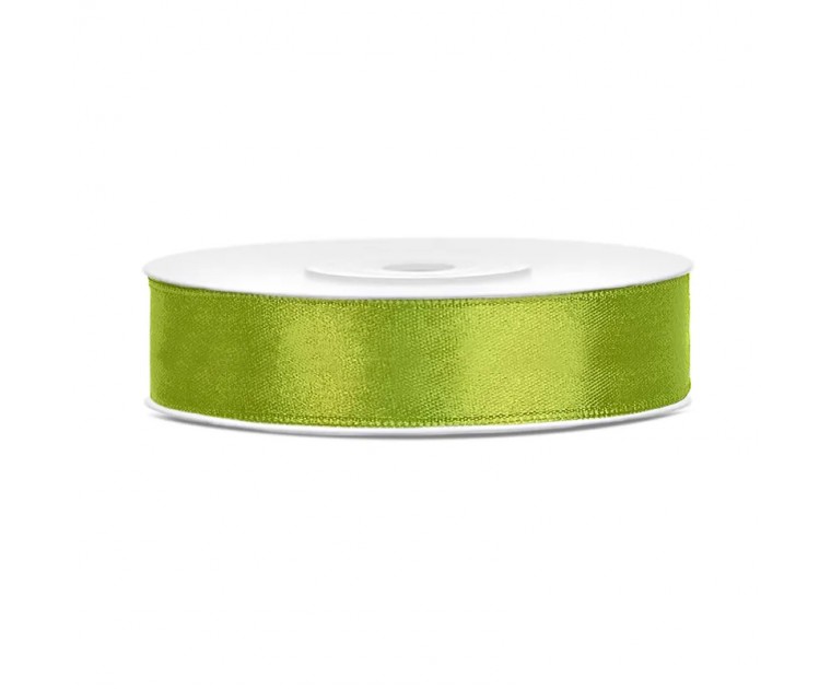 Fita cetim Verde Maçã 1.2cms
