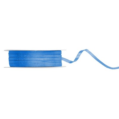 Fita de cetim azul 3mm