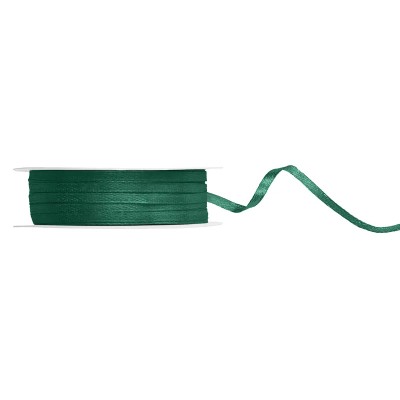 Fita de cetim verde garrafa 3mm