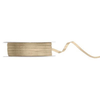 Fita de cetim ouro frio 3mm