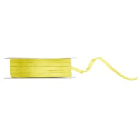 Fita de cetim amarela 3mm