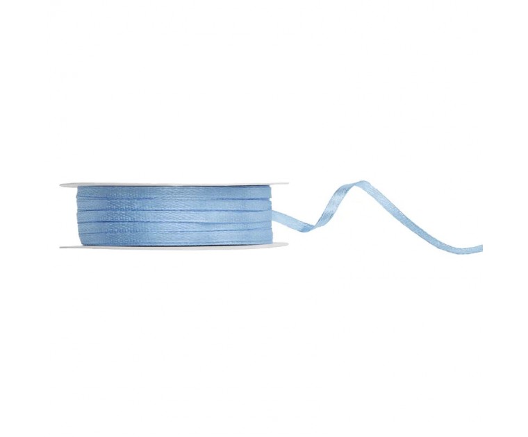 Fita de cetim misty blue