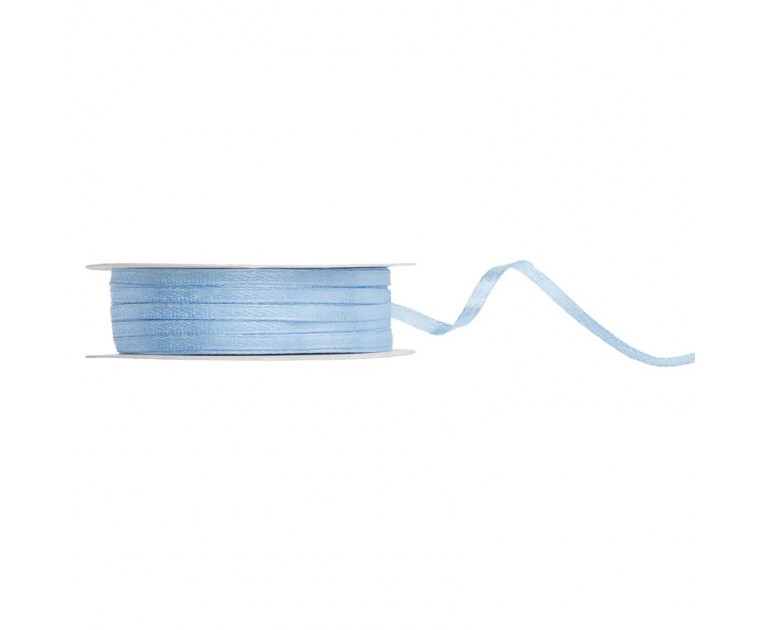 Fita de cetim misty blue claro
