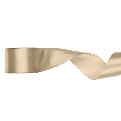 Fita de cetim ouro frio