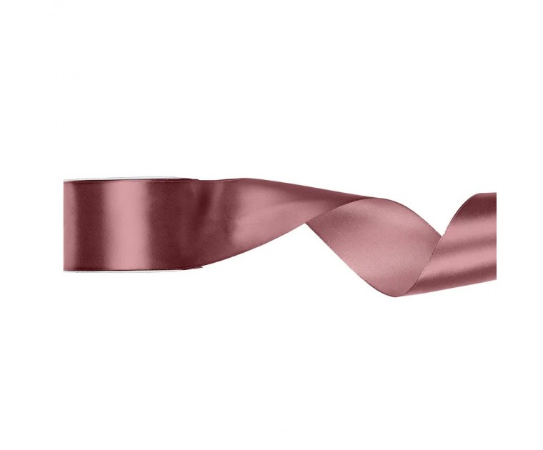 Fita de cetim  dark dusty rose