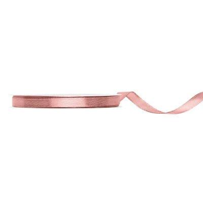Fita de cetim dusty rose 6mm