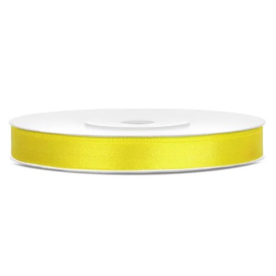 Fita cetim Amarela 6mm