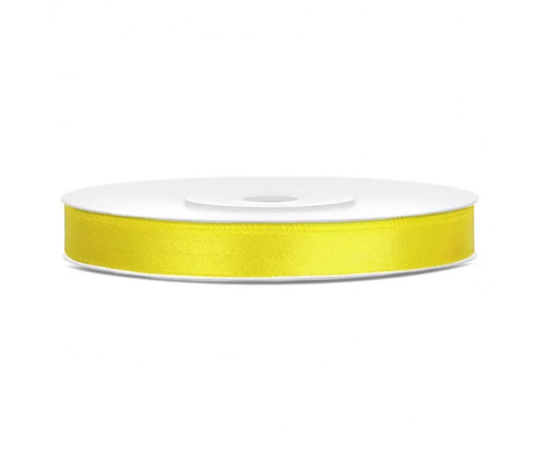 Fita cetim Amarela 6mm