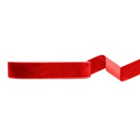 Fita Veludo Vermelha 2.5cms