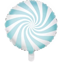 Balão Candy Azul Pastel 45 cms