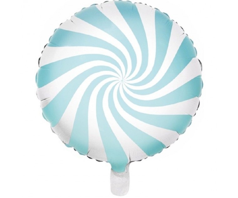 Balão Candy Azul Pastel 45 cms