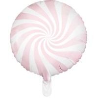 Balão Candy Rosa Pastel 45 cms