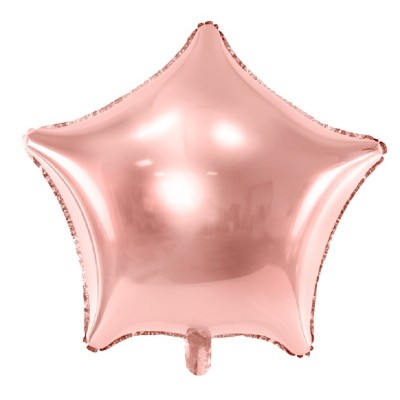 Balão Foil Estrela Rose Gold 48 cms