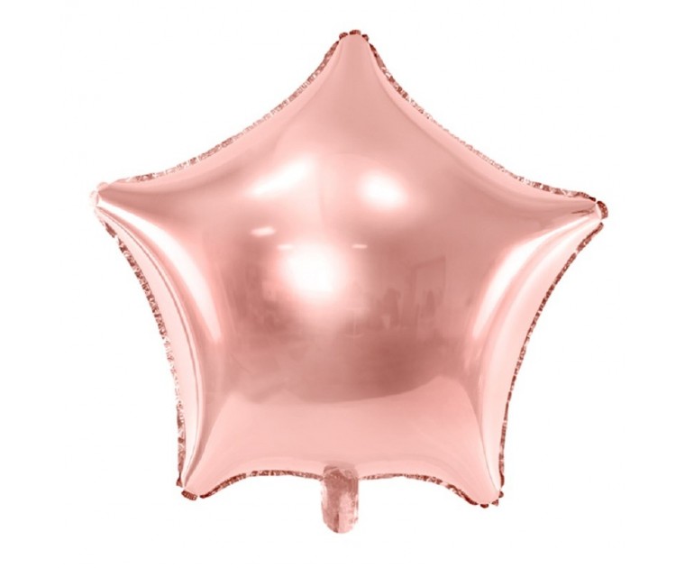 Balão Foil Estrela Rose Gold 48 cms