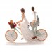 Casal Noivos Bicicleta