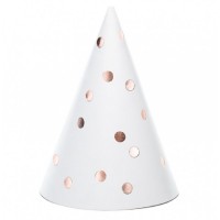 Conj. 6 Chapéus Rose Gold