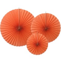 Conj. 3 Rosetas Laranja