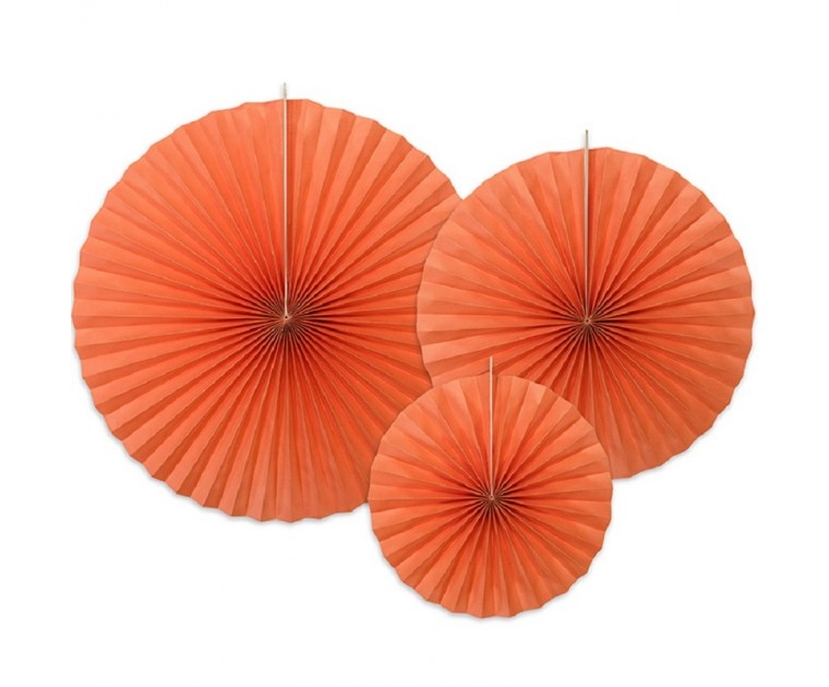 Conj. 3 Rosetas Laranja