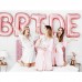 Faixa Branca "Team Bride" Rose Gold