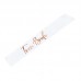 Faixa Branca "Team Bride" Rose Gold