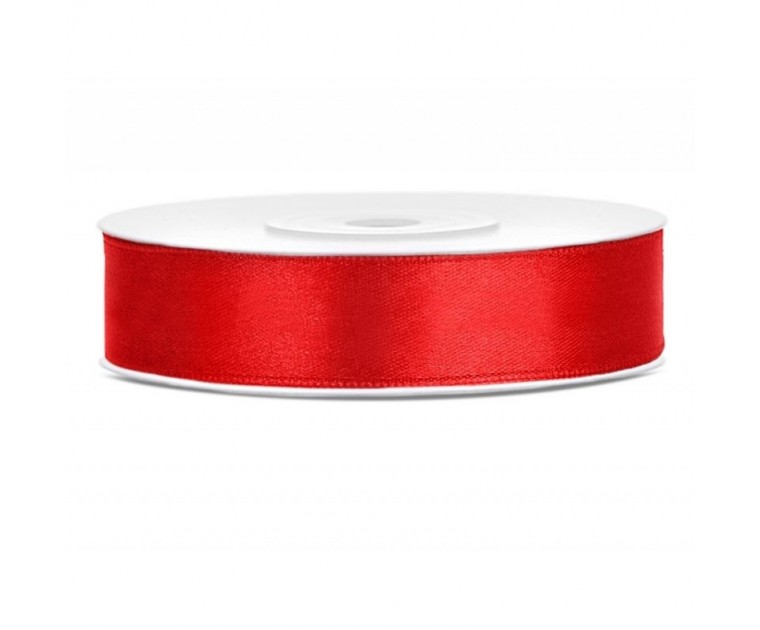 Fita cetim Vermelha 1.2cms