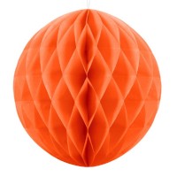 Honeycomb Bola Laranja 20 cms