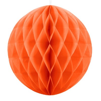 Honeycomb Bola Laranja 20 cms