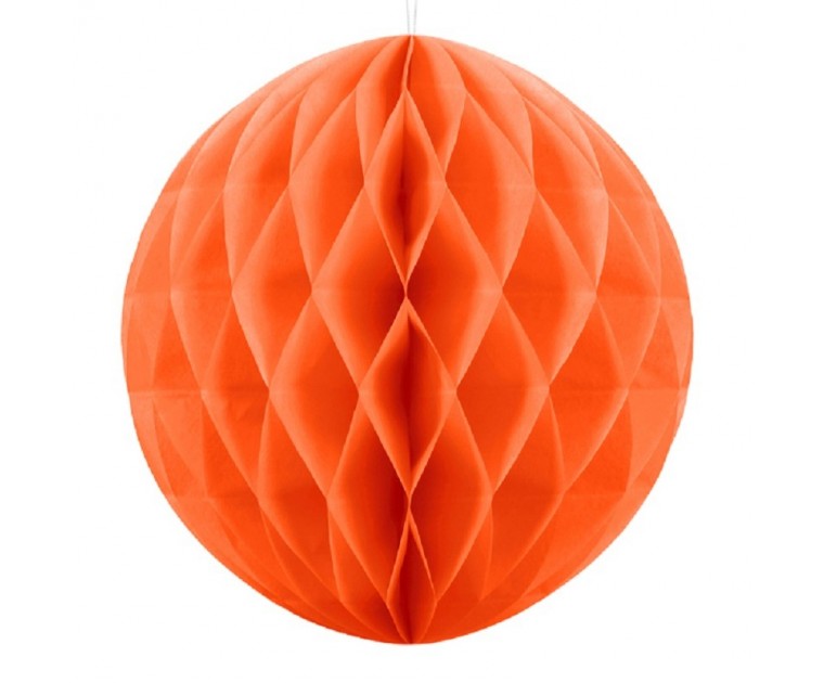 Honeycomb Bola Laranja 20 cms