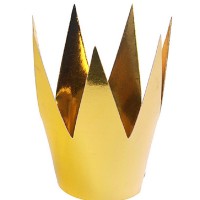 Pack 3 Coroas Douradas 5.5cms Pack 3 Coroas Douradas 5.5cms