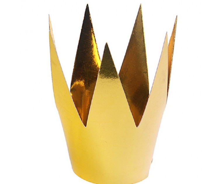 Pack 3 Coroas Douradas 5.5cms