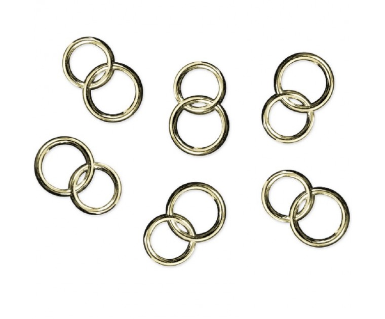 Pack 25 Alianças decorativas 1.5 cms