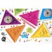 Mix 6 Pratos Triangulares Multicoloridos