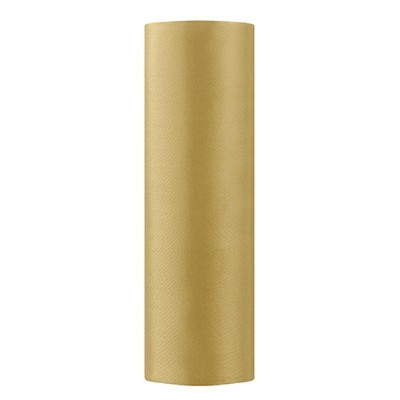 Rolo Cetim Dourado 16 cms x 9m