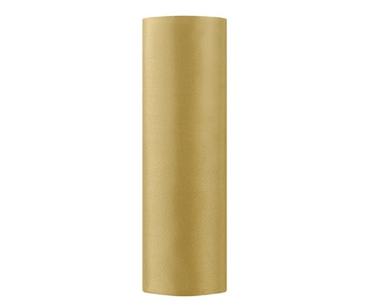 Rolo Cetim Dourado 16 cms x 9m