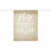 Sinal do corredor- Here comes the bride